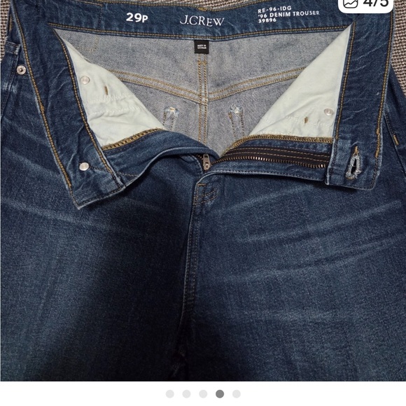 J. Crew Dark Blue Denim Jeans - Picture 2 of 3